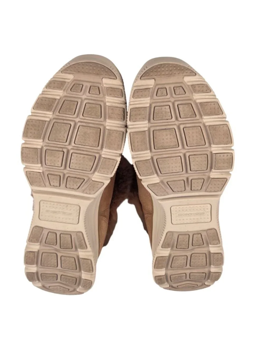 Skechers Easy Going Fall Feeling Tan Suede Slip Ins Size 9